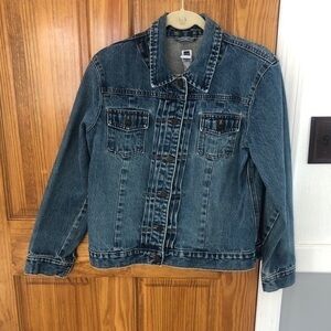 Gap blue jean jacket sz L